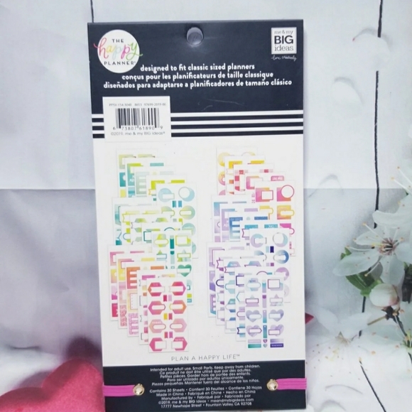 Layered Boxes Sticker Book The Happy Planner New - Picture 2 of 2